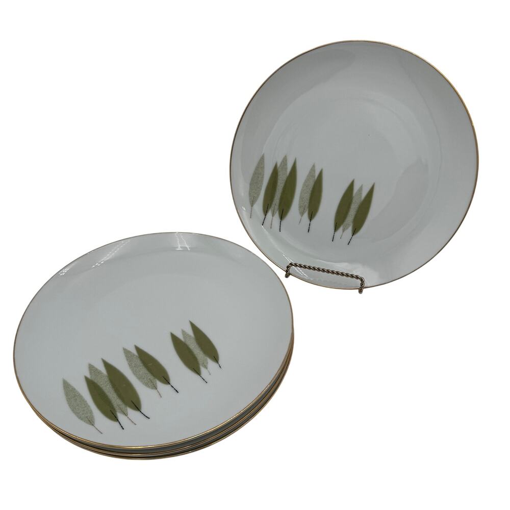 Vintage Dinner Plates (4) in Noritake Sugi 1959-1964